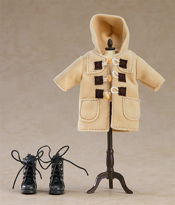 Nendoroid Doll Warm Set Boots & Duffle Coat & Mod Coat (Khaki / Black)