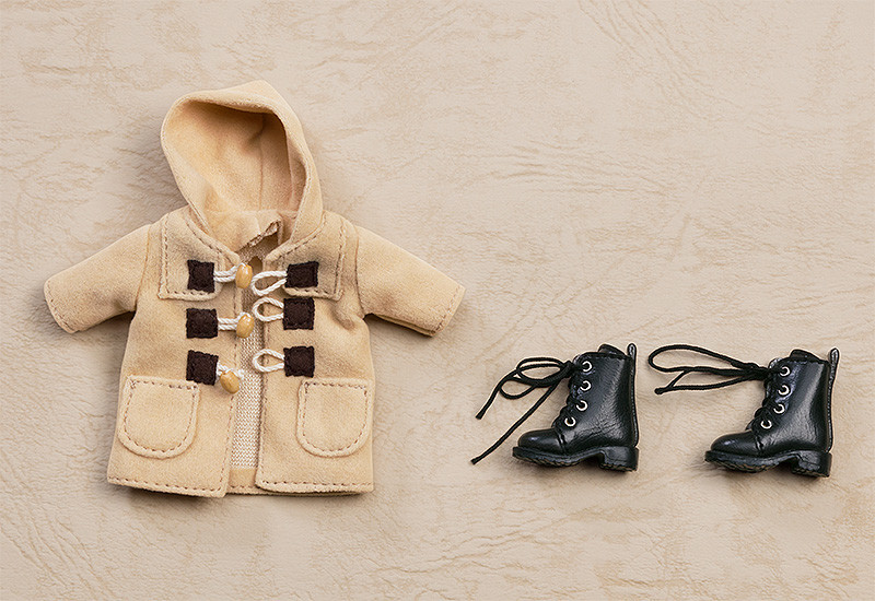 Nendoroid Doll Warm Set Boots & Duffle Coat & Mod Coat (Khaki / Black)