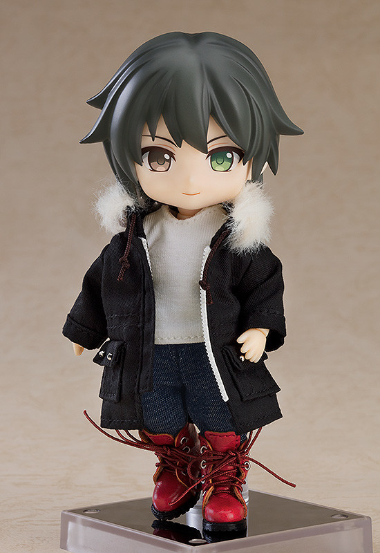 Nendoroid Doll Warm Set Boots & Duffle Coat & Mod Coat (Khaki / Black)