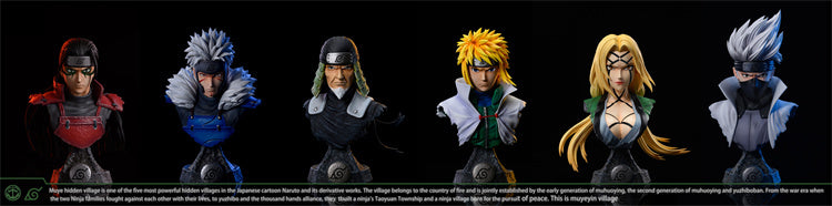 The Will of Fire Tsunade & Kakashi Hatake Bust - Naruto 1/4