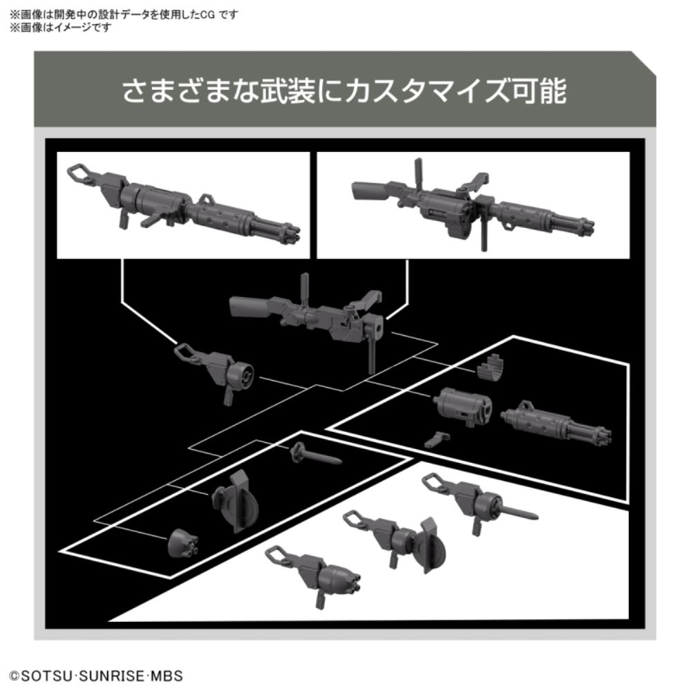 Expansion parts set for HG 1/144 Demi Trainer