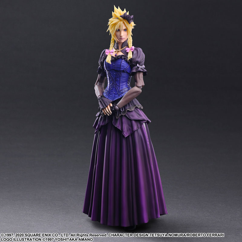 Final Fantasy VII Remake PLAY ARTS Kai Cloud Strife -Dress Ver.-