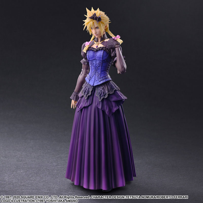 Final Fantasy VII Remake PLAY ARTS Kai Cloud Strife -Dress Ver.-