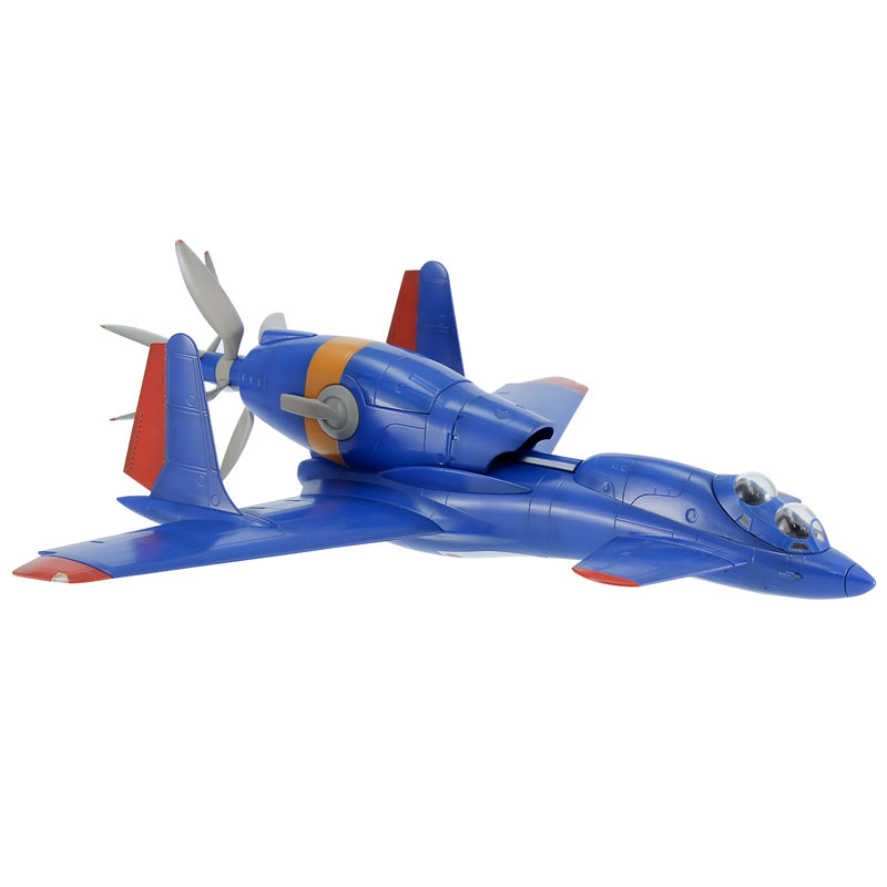 Honneamise Oukoku Air Force Fighter Schira-DOW 3rd (Two-seater) Plastic Model from Royal Space Force: The Wings of Honneamise 1/72