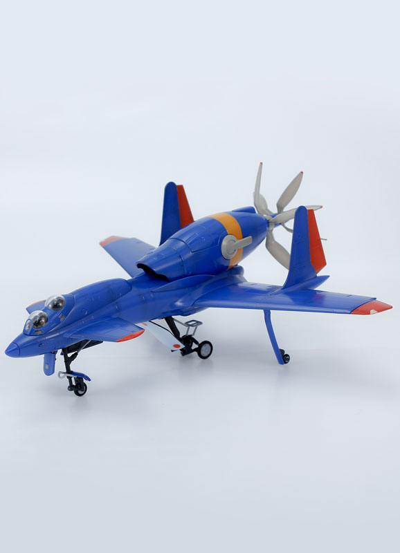 Honneamise Oukoku Air Force Fighter Schira-DOW 3rd (Two-seater) Plastic Model from Royal Space Force: The Wings of Honneamise 1/72