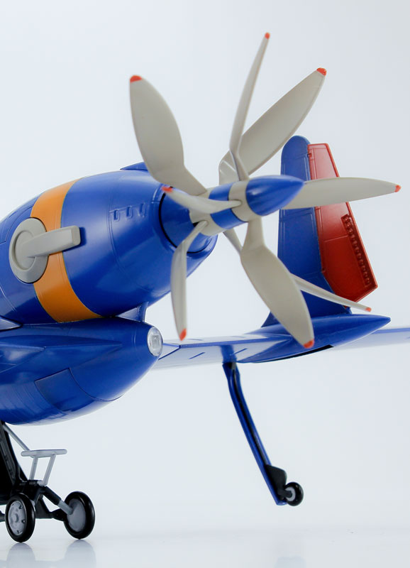 Honneamise Oukoku Air Force Fighter Schira-DOW 3rd (Two-seater) Plastic Model from Royal Space Force: The Wings of Honneamise 1/72