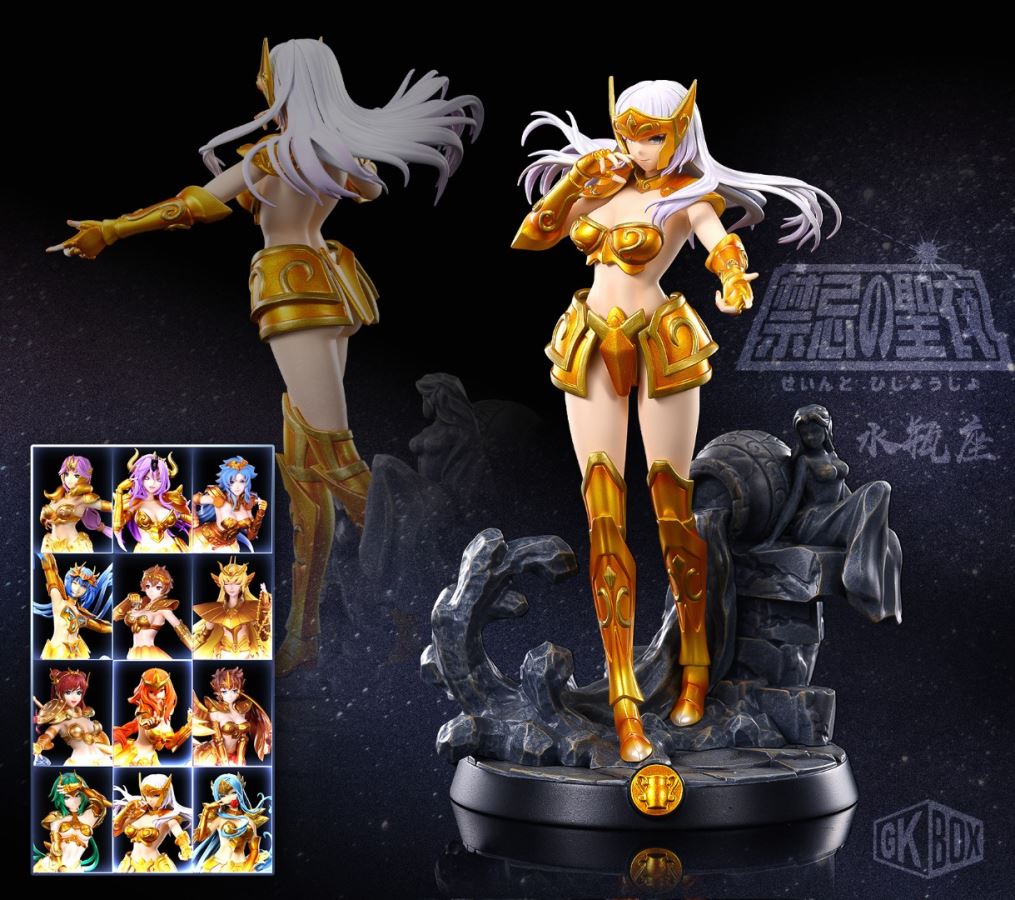 Scorpio and Aquarius Saint Seiya Girl