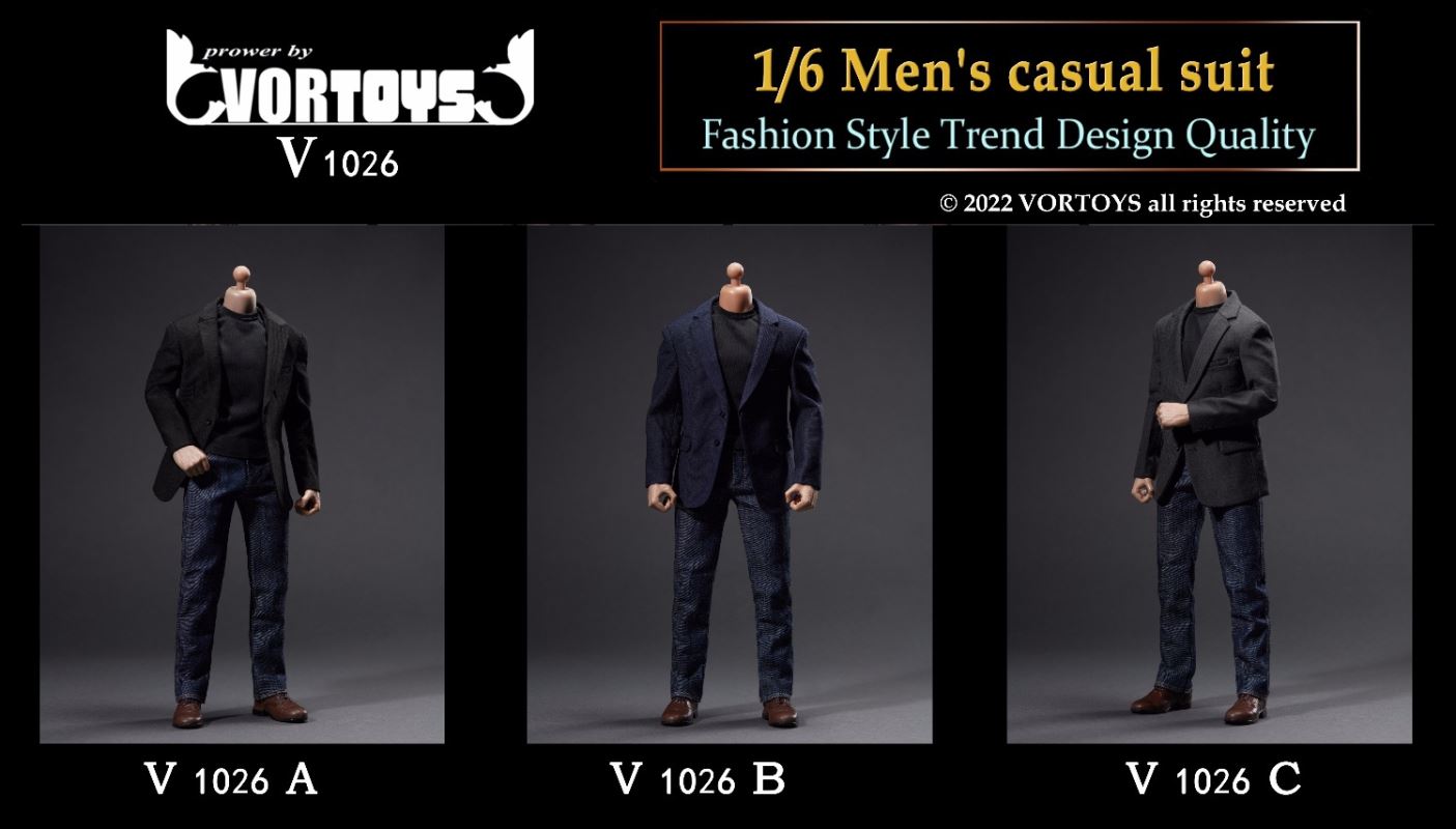 Men's Casual Suit (V1027) Rainy Night Gentleman's Suit (V1026) 1/6