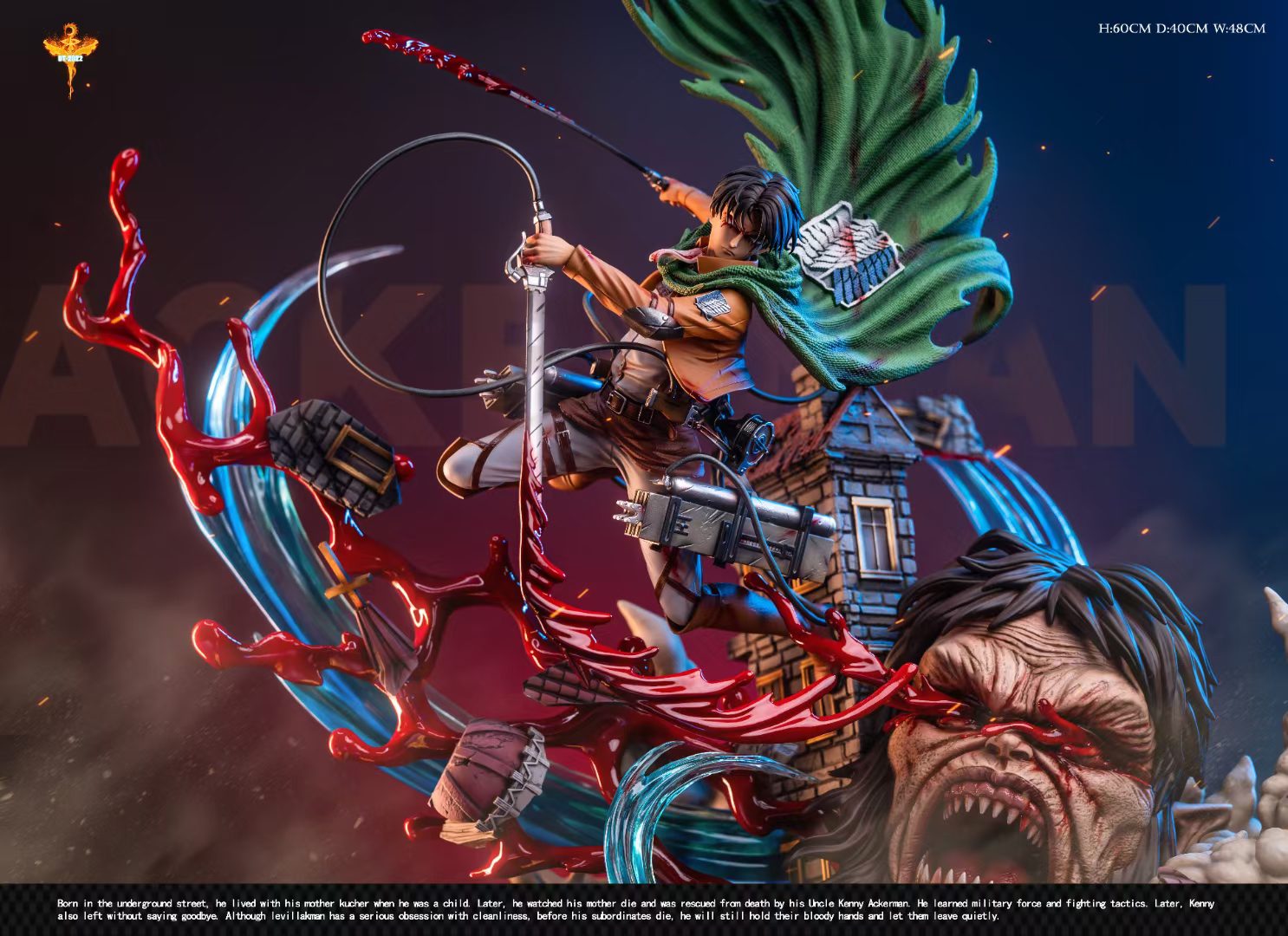 Captain Levi Ackerman - Attack On Titan