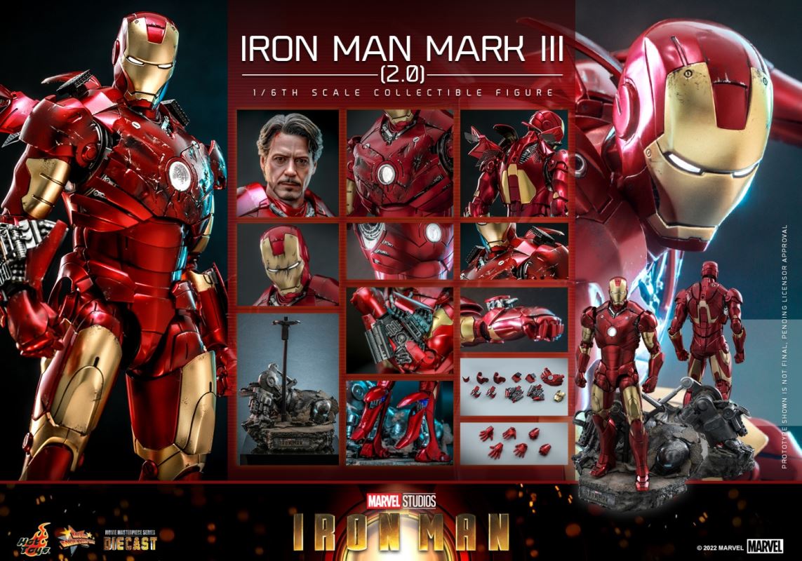 Iron Man Mark III (2.0) 1/6