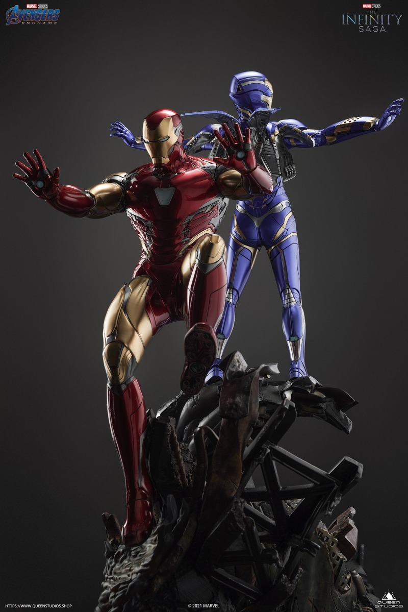 Iron Man Mark 85 & MK49 Rescue Armor (Avengers End Game)  1/4