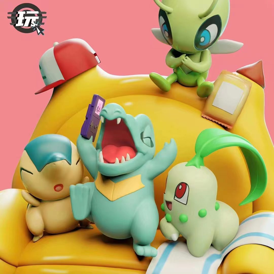 Chikorita & Totodile & Cyndaquil