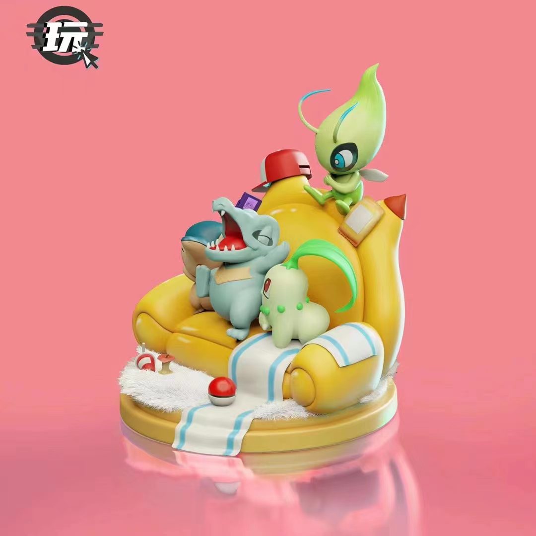 Chikorita & Totodile & Cyndaquil