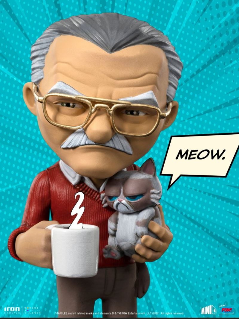 Stan Lee with Grumpy Cat Mini Co