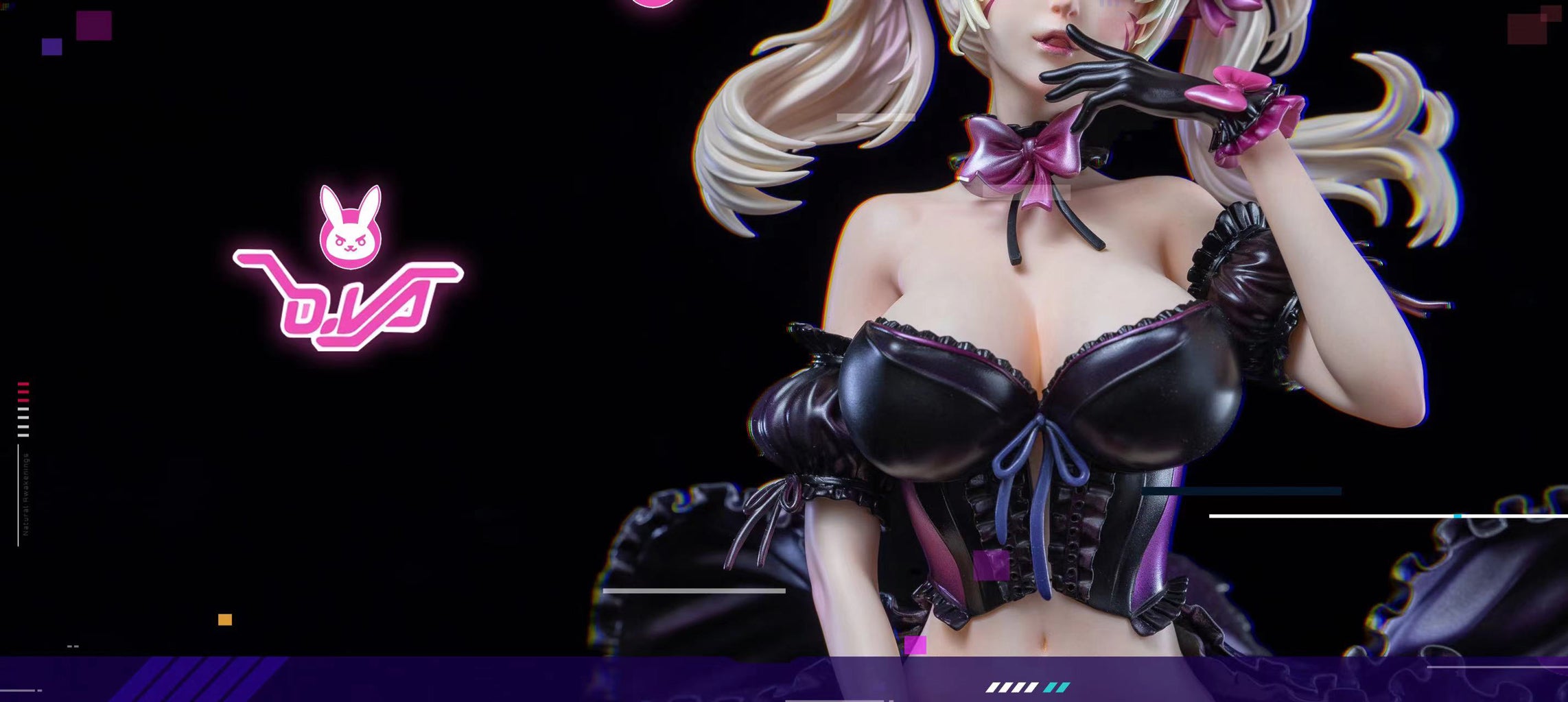 Black Cat Girl D.Va - Overwatch 1/4