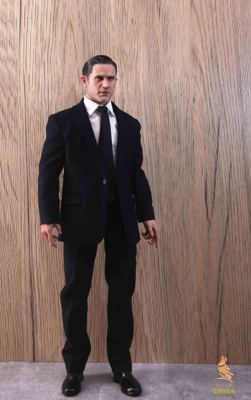 European and American Tough Guy Head Sculpture 1/6