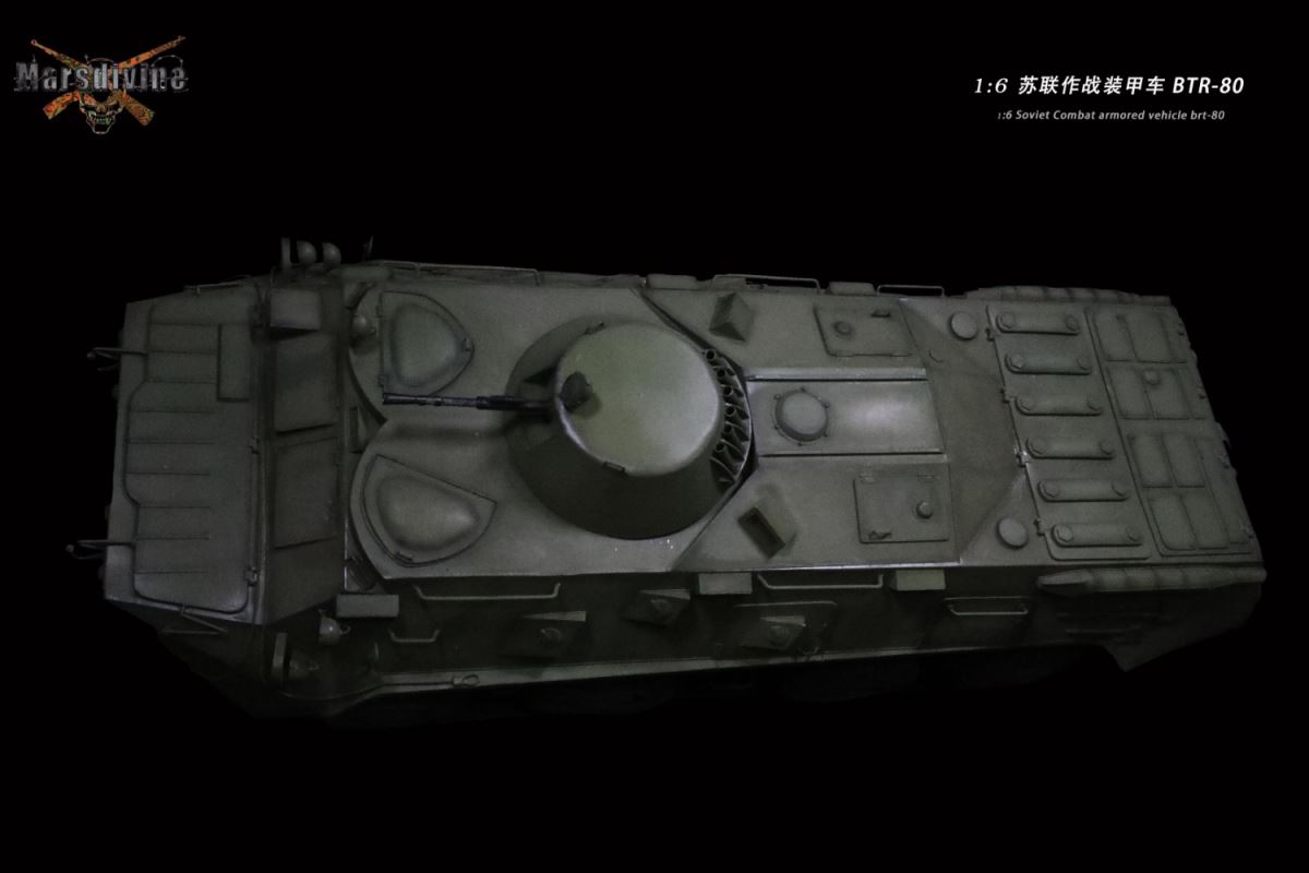 Russian Army All-Metal BTR-80 Armored Vehicle 1/6