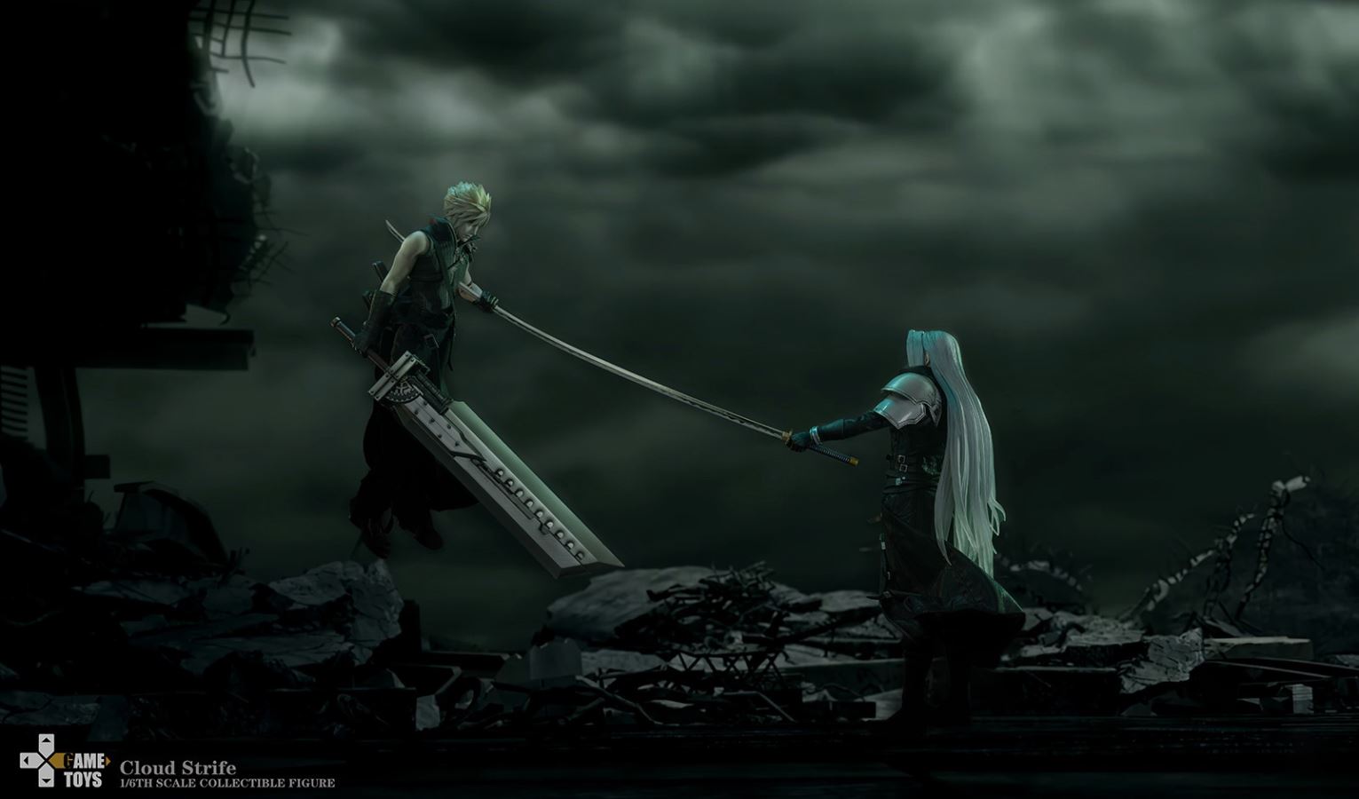 Cloud Strife Advent Children Ver & Fenrir [DX version]