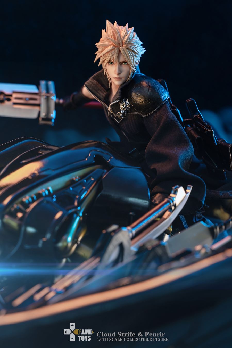 Cloud Strife Advent Children Ver & Fenrir [DX version]