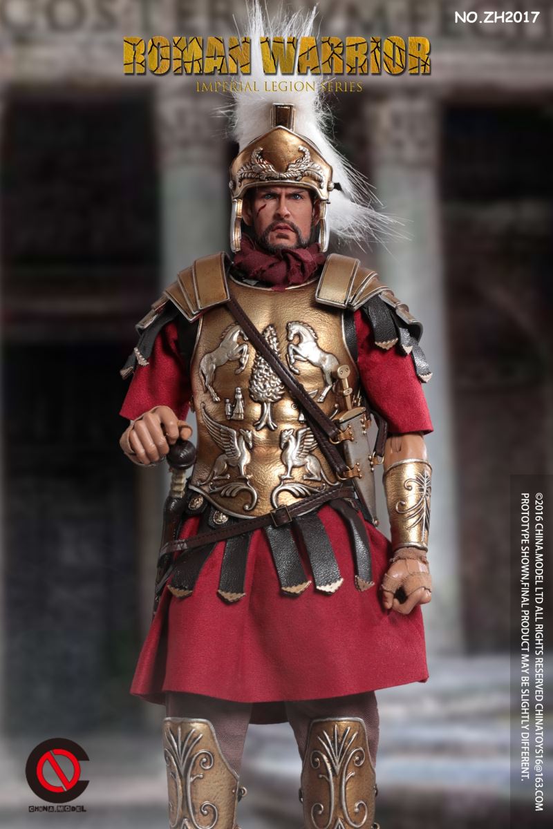 Black Gold Roman General/Roman Warrior/Arden Horse 1/6