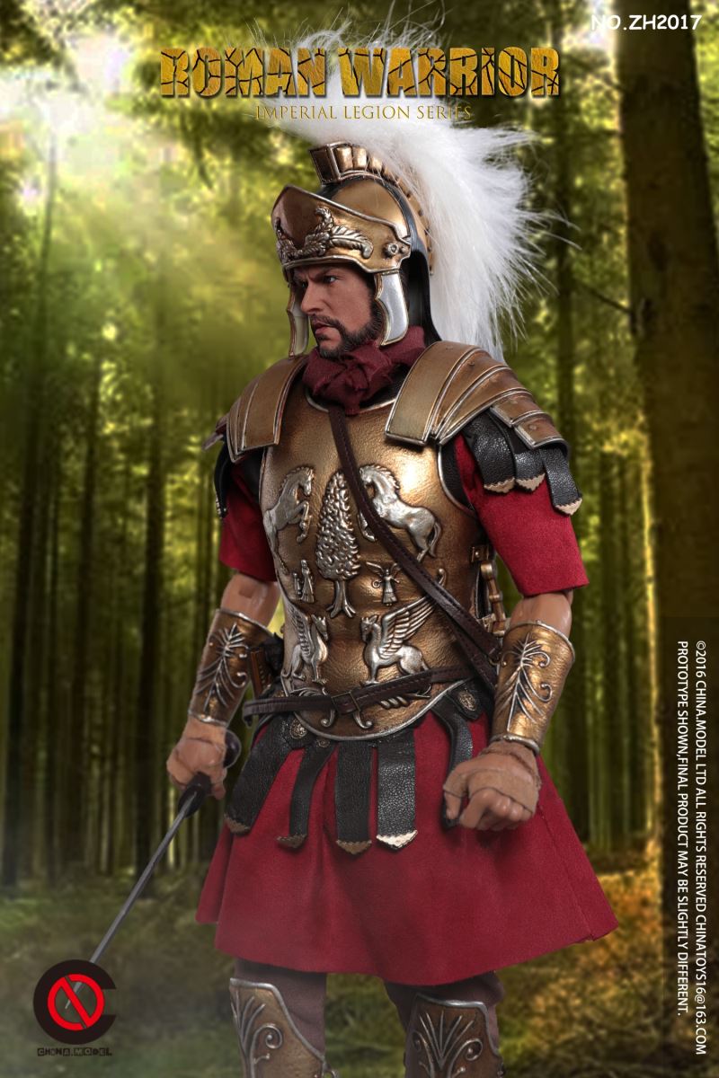 Black Gold Roman General/Roman Warrior/Arden Horse 1/6