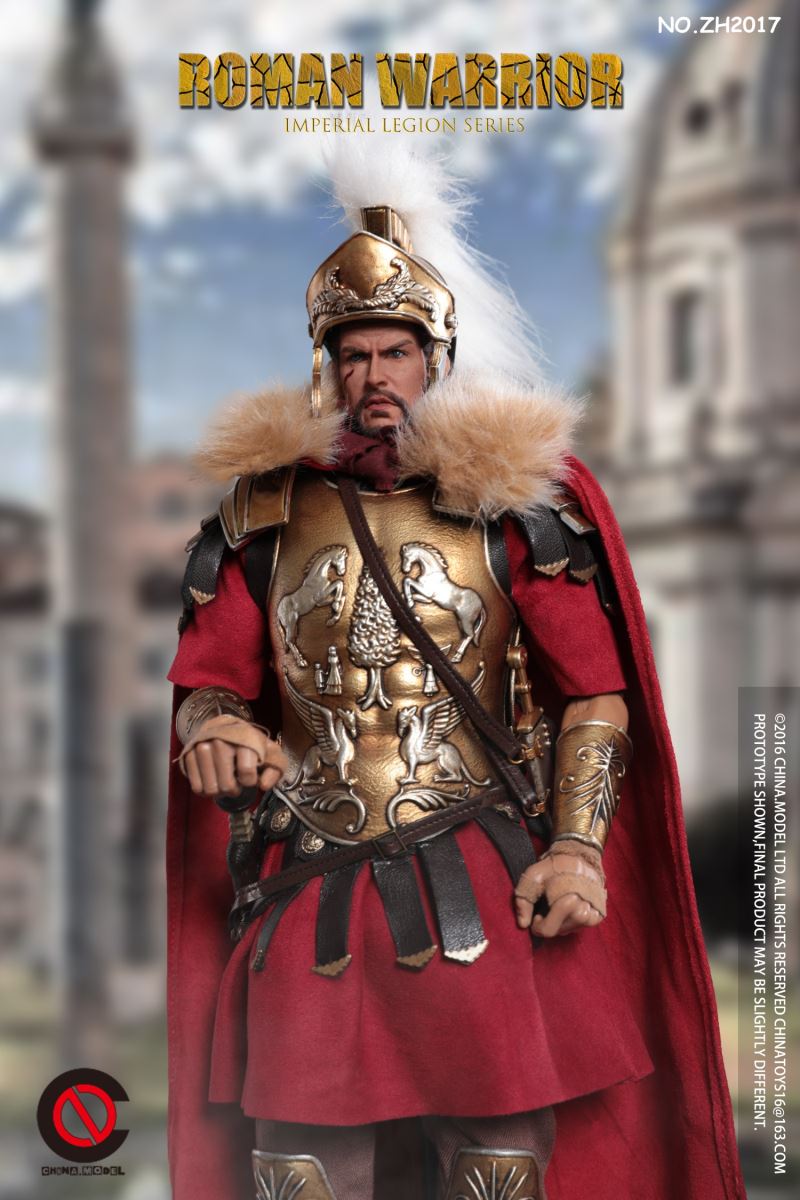 Black Gold Roman General/Roman Warrior/Arden Horse 1/6