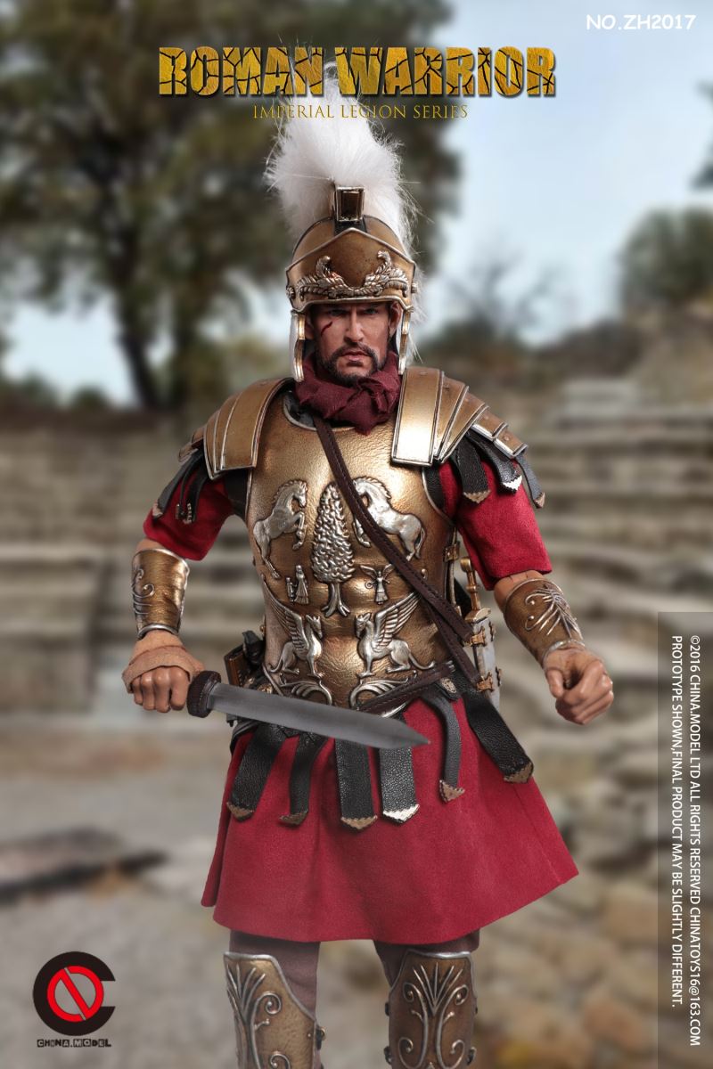 Black Gold Roman General/Roman Warrior/Arden Horse 1/6