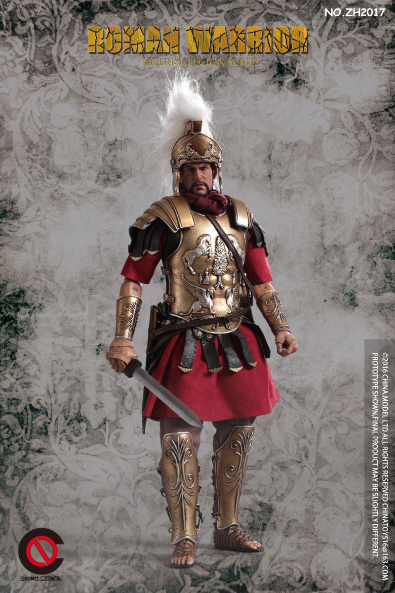 Black Gold Roman General/Roman Warrior/Arden Horse 1/6