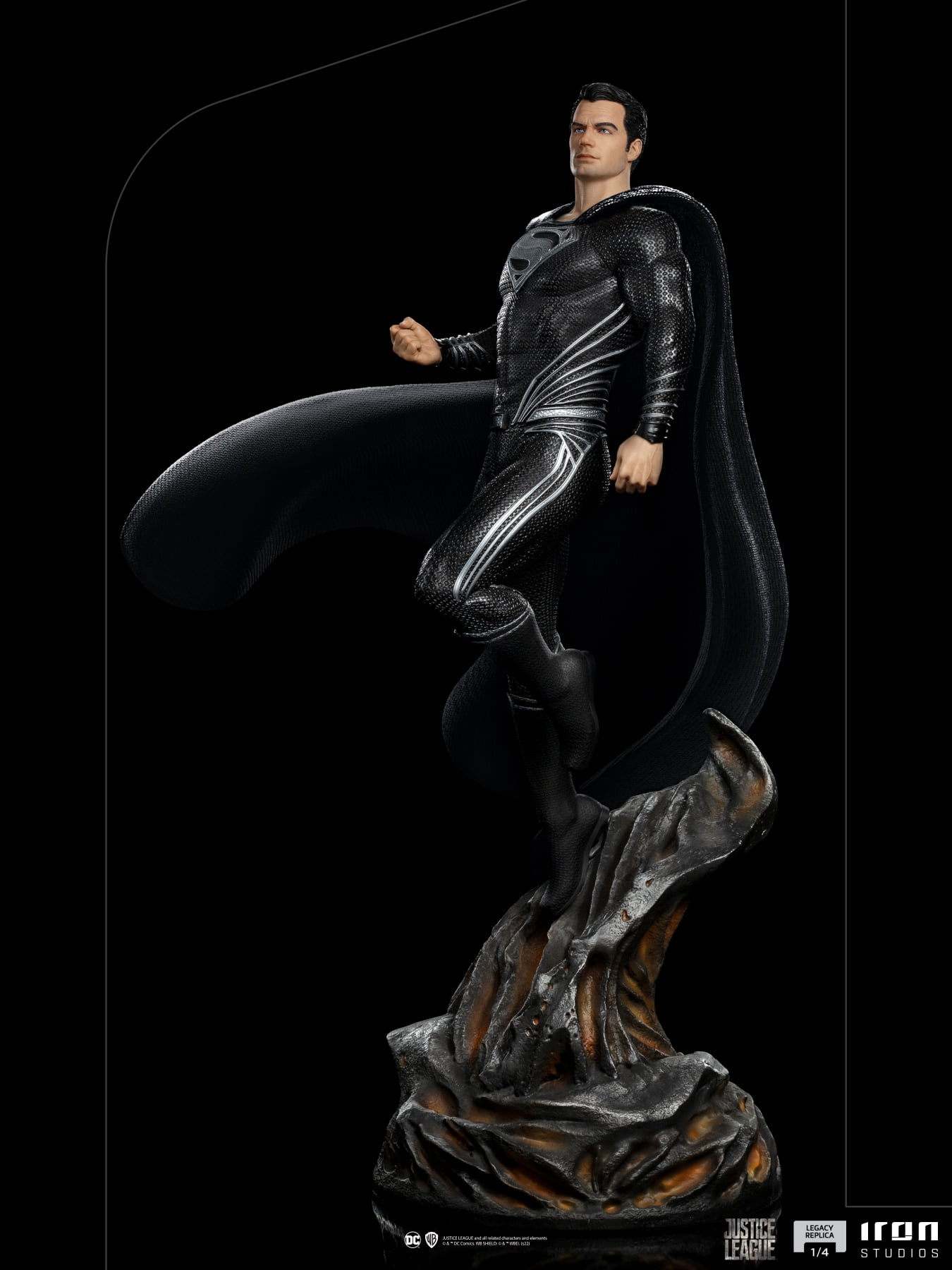 Superman Black Suit - Zack Snyder's Justice League – Legacy Replica 1/4