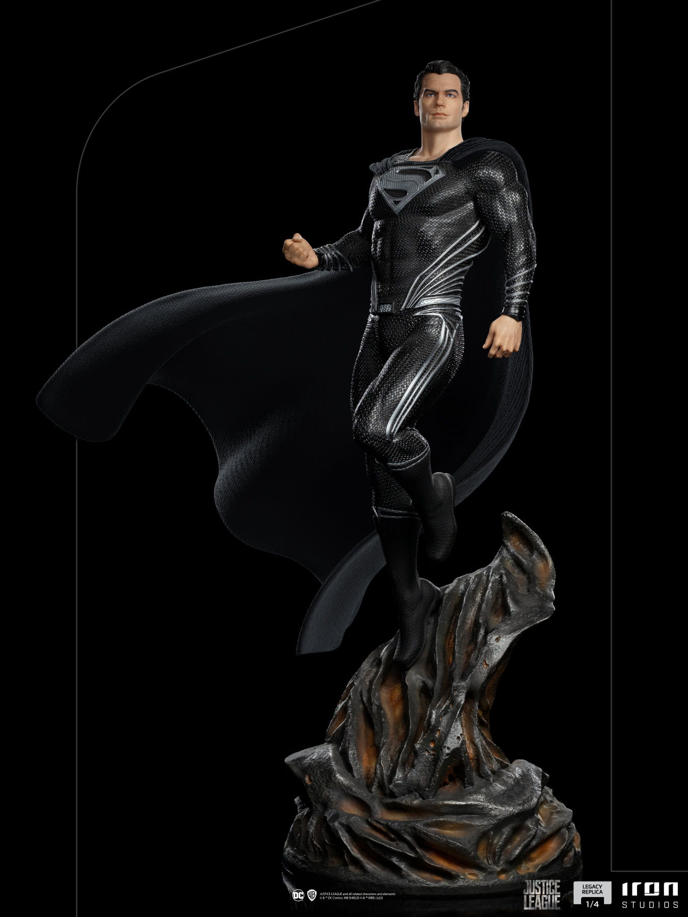 Superman Black Suit - Zack Snyder's Justice League – Legacy Replica 1/4