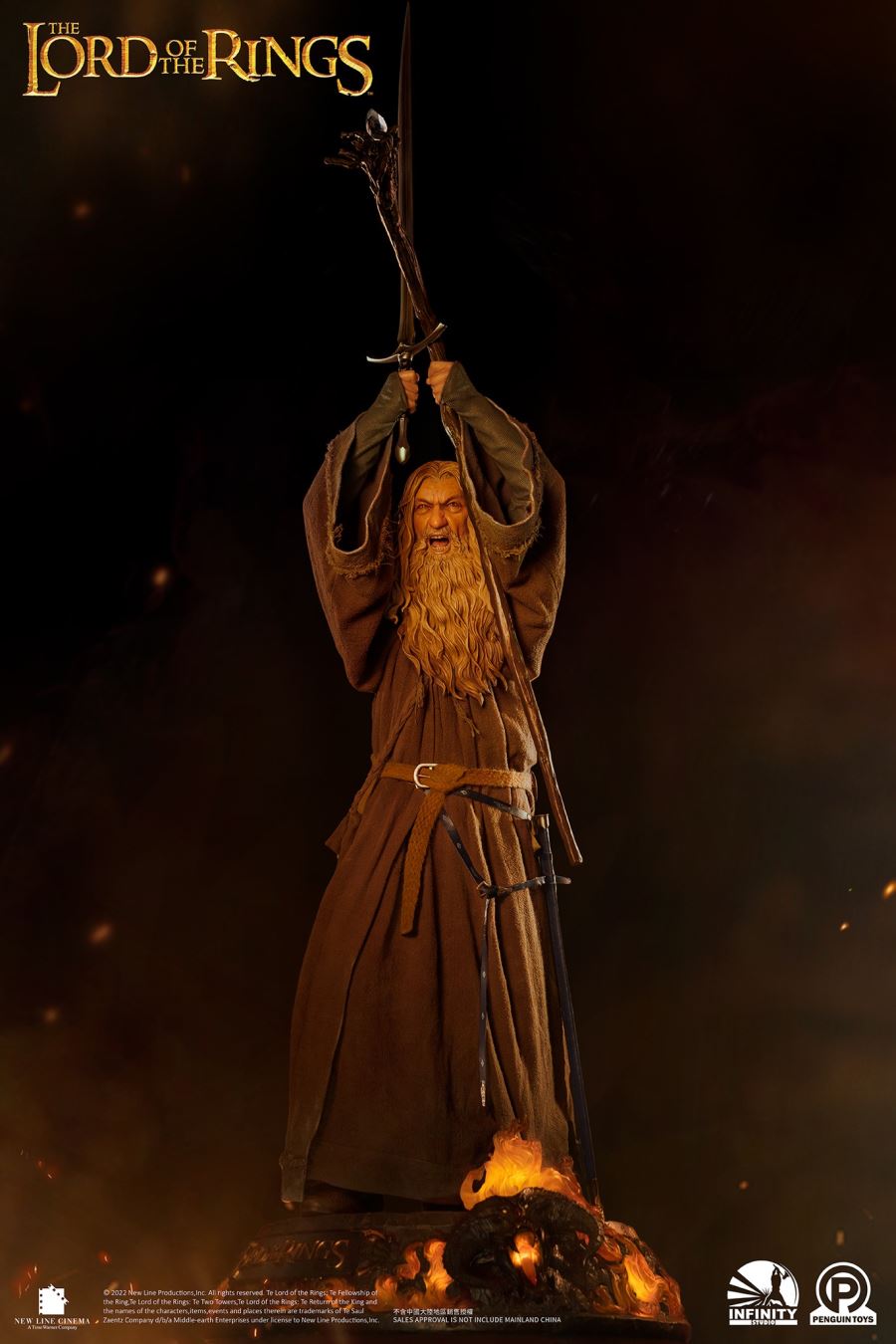 The Lord of the Rings: the epic statue of Gandalf the Gray
