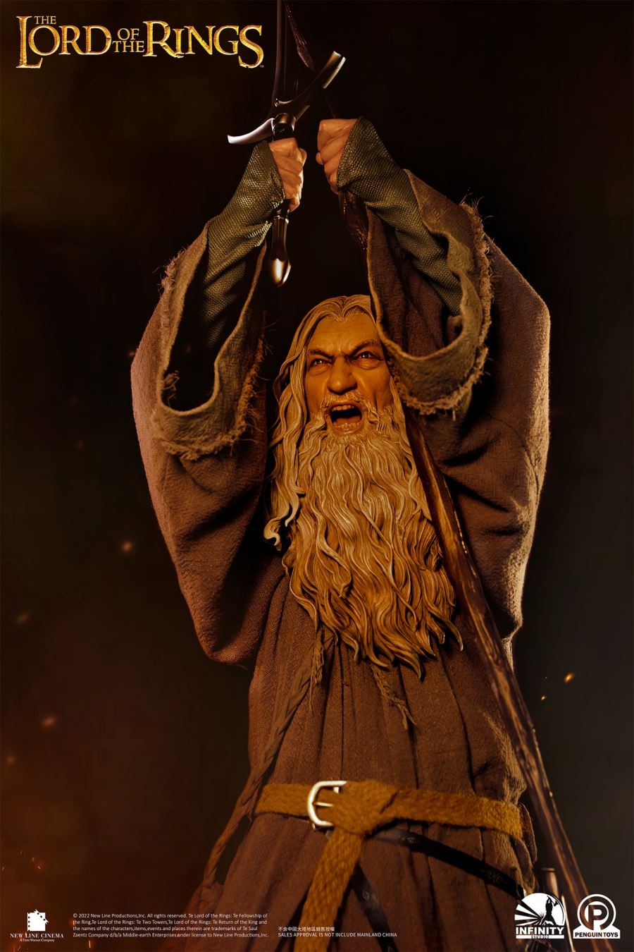 The Lord of the Rings: the epic statue of Gandalf the Gray