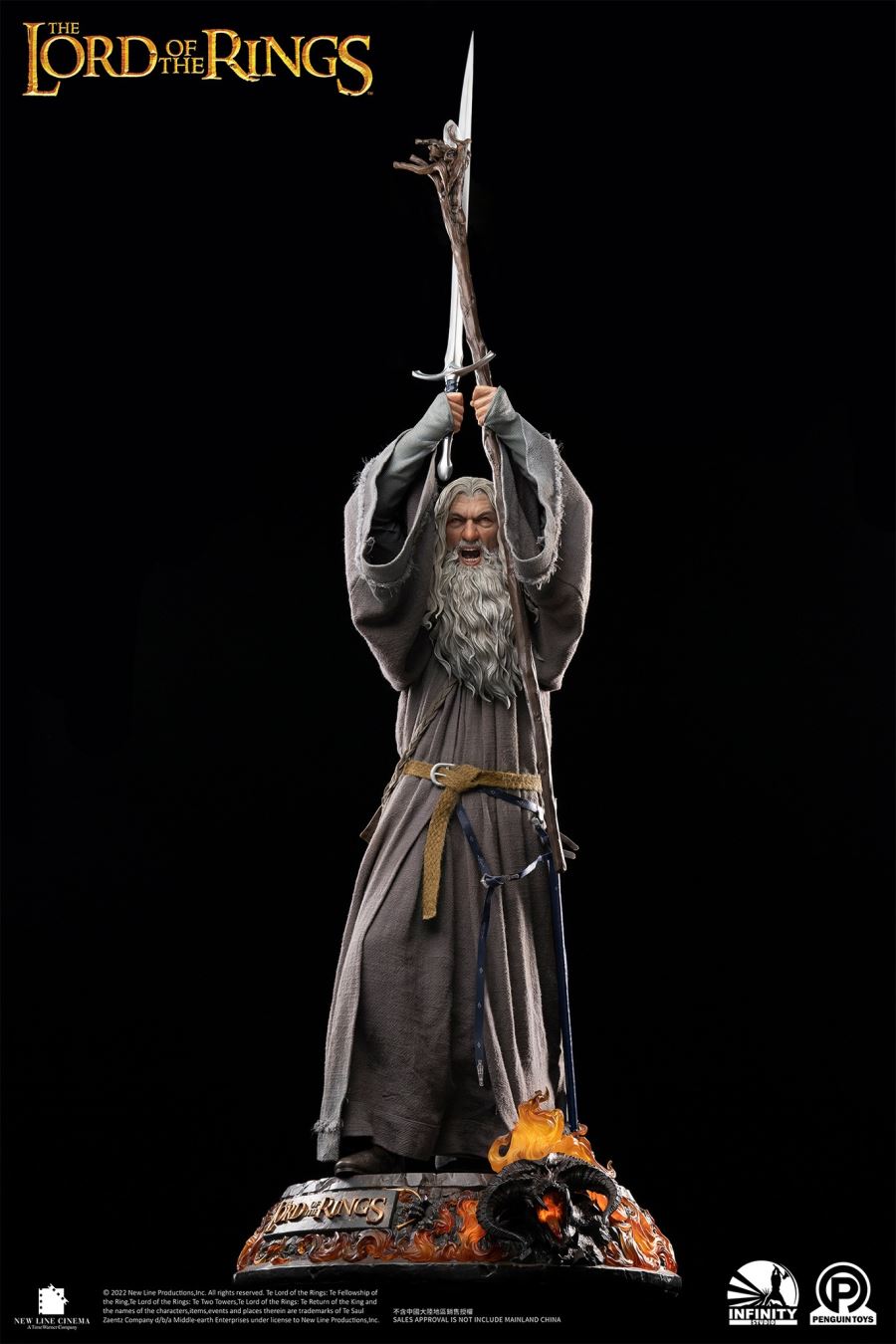 The Lord of the Rings: the epic statue of Gandalf the Gray