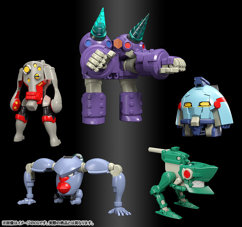 Gurren Lagann THE GATTAI Infinite Combining Gurren Dan Lagann Posable