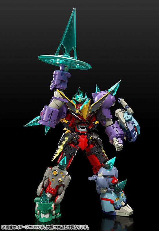 Gurren Lagann THE GATTAI Infinite Combining Gurren Dan Lagann Posable