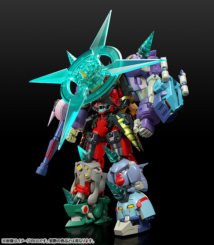 Gurren Lagann THE GATTAI Infinite Combining Gurren Dan Lagann Posable