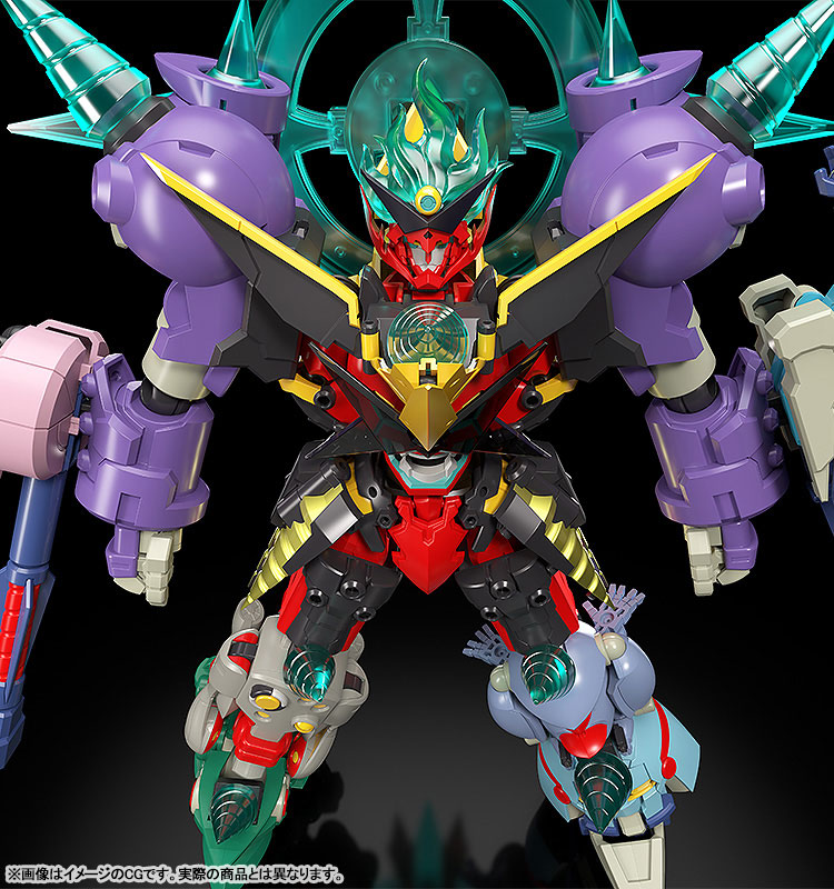 Gurren Lagann THE GATTAI Infinite Combining Gurren Dan Lagann Posable
