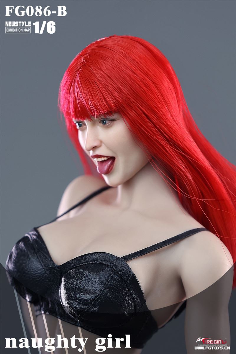 Head Carving Series Naughty Girl YOKI 1/6