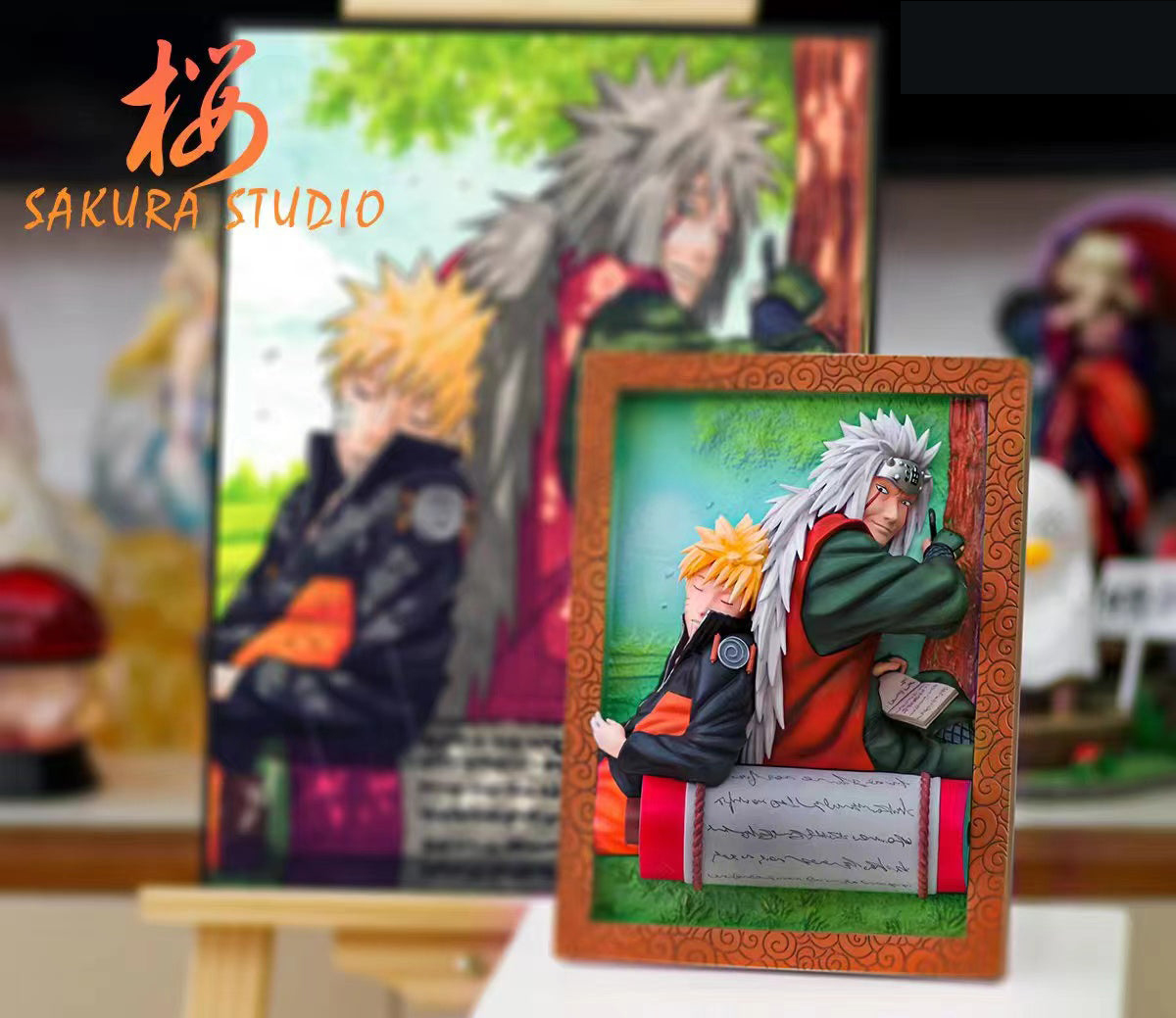 Frame Series Jiraiya & Uzumaki Naruto