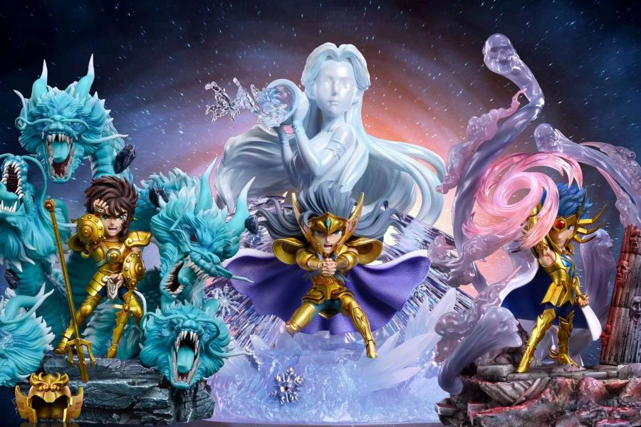 Gold Saint Seiya Series Libra & Aquarius & Cancer