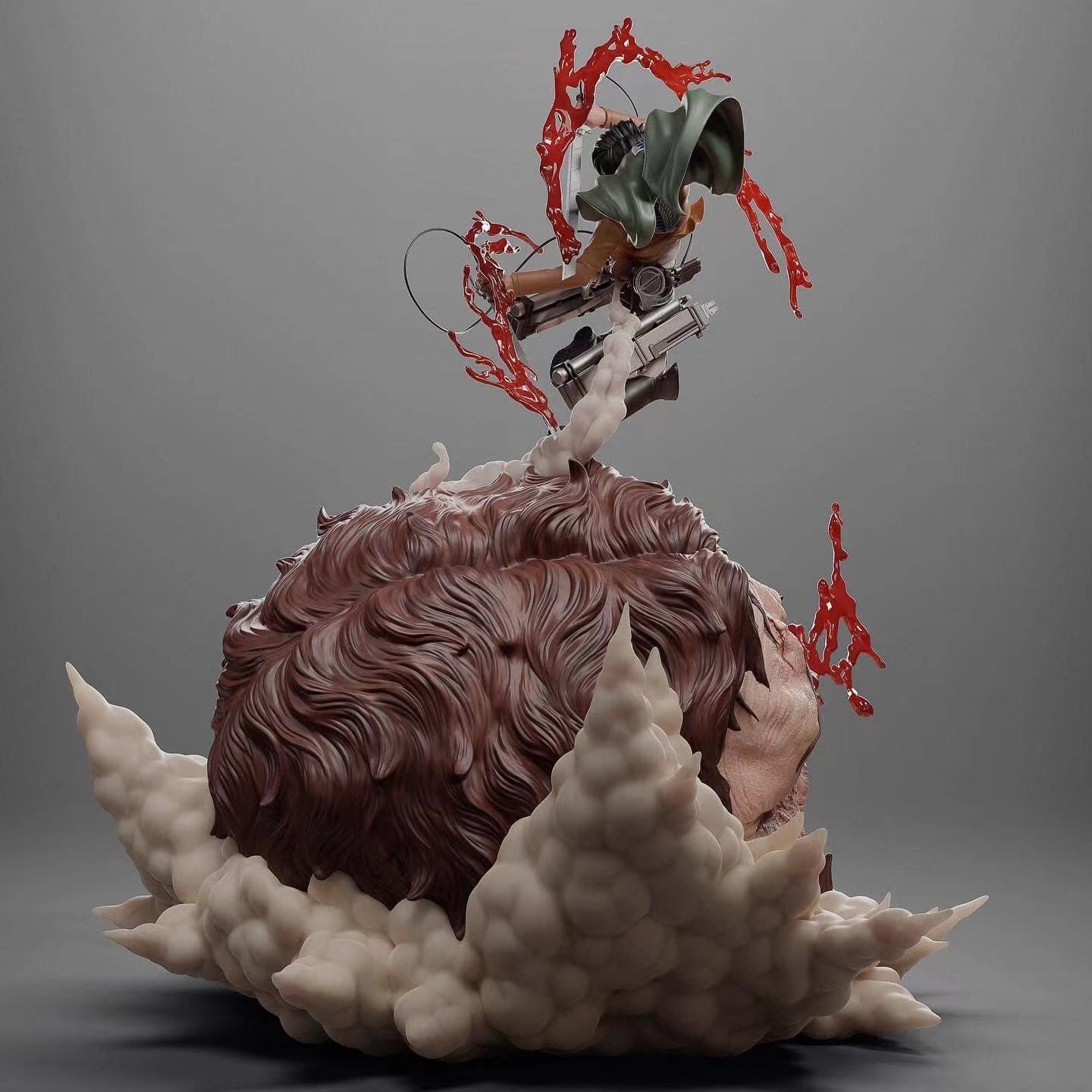 Levi vs Beast Titan - Attack On Titan