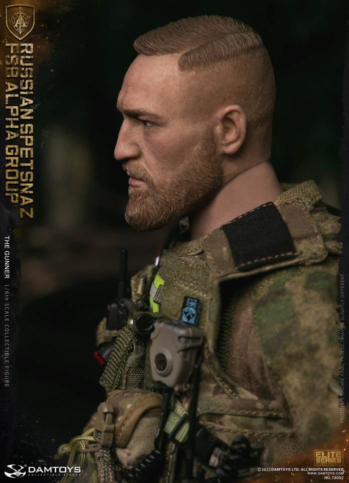 RUSSIAN SPETSNAZ FSB ALPHA GROUP GUNNER 1/6