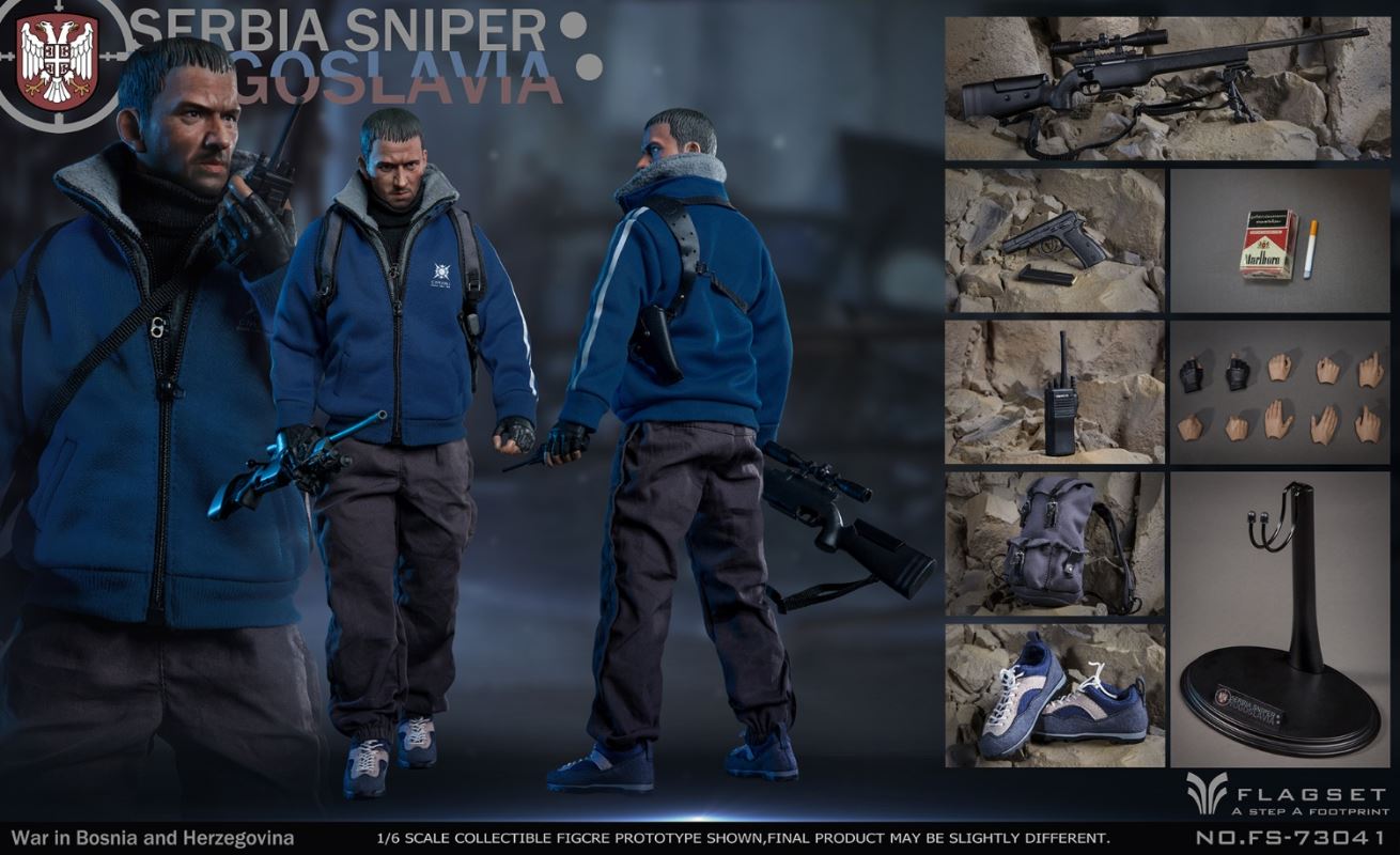 Bosnia and Herzegovina War - Serbian Sniper 1/6