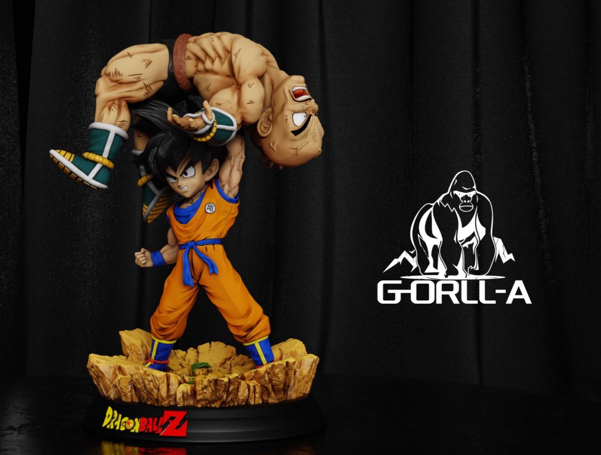 Goku vs Nappa - Dragon Ball