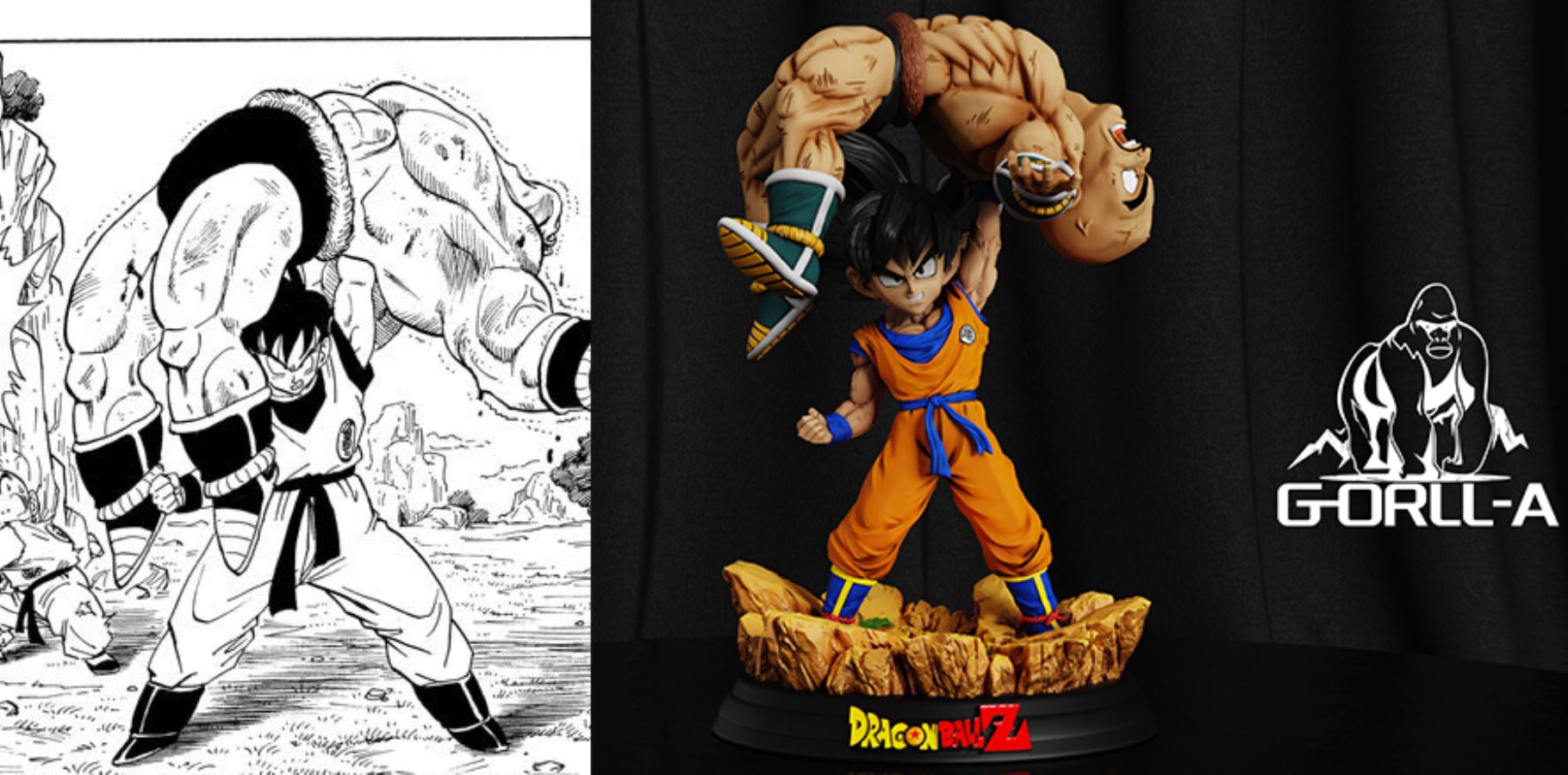 Goku vs Nappa - Dragon Ball