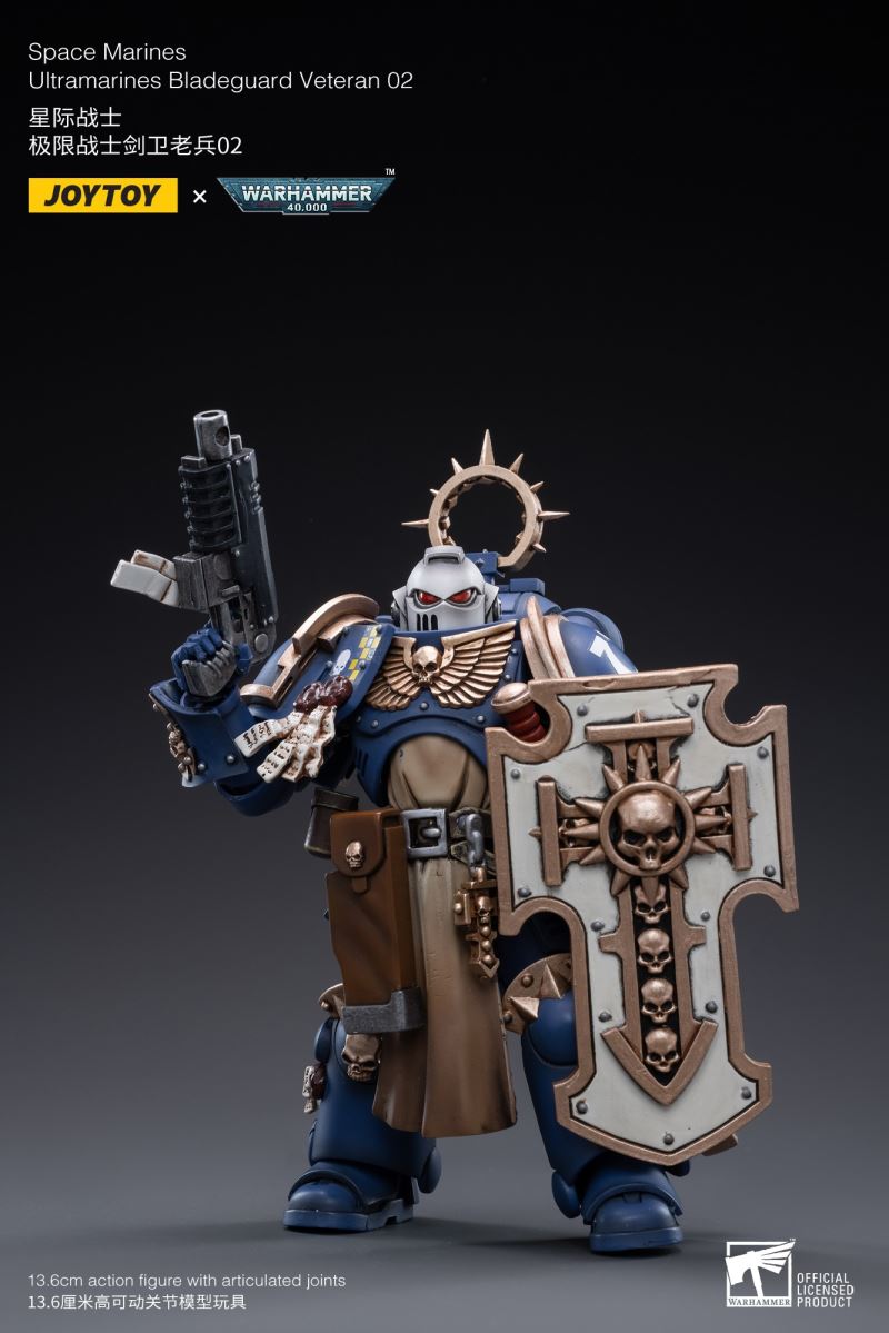 Space Marine - Ultramarine Sword Guard Veteran/Sergeant Prosimo Brothers 1/18