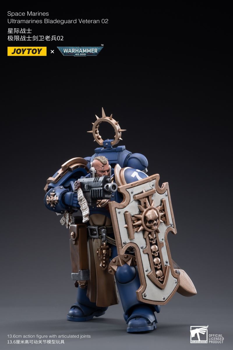 Space Marine - Ultramarine Sword Guard Veteran/Sergeant Prosimo Brothers 1/18