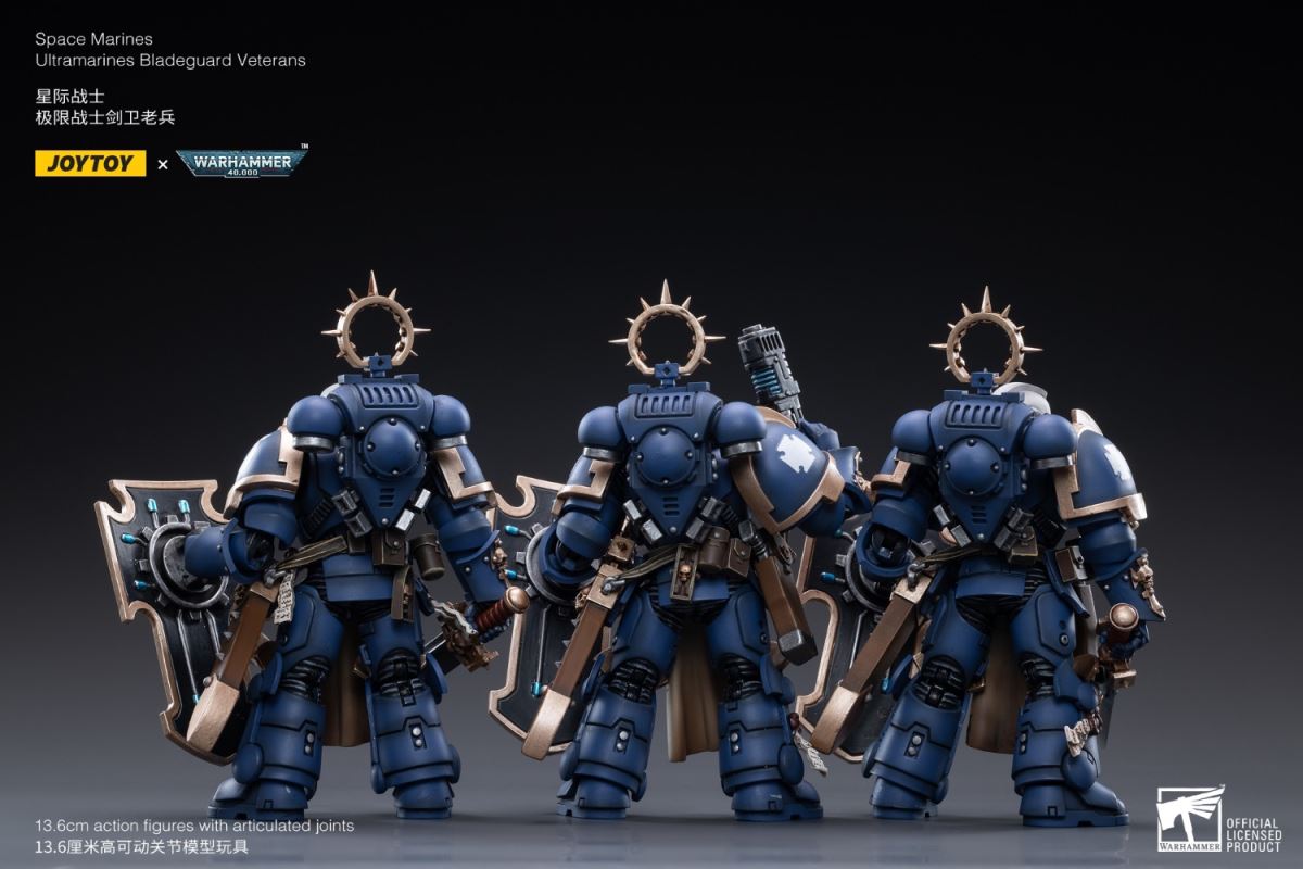 Space Marine - Ultramarine Sword Guard Veteran/Sergeant Prosimo Brothers 1/18