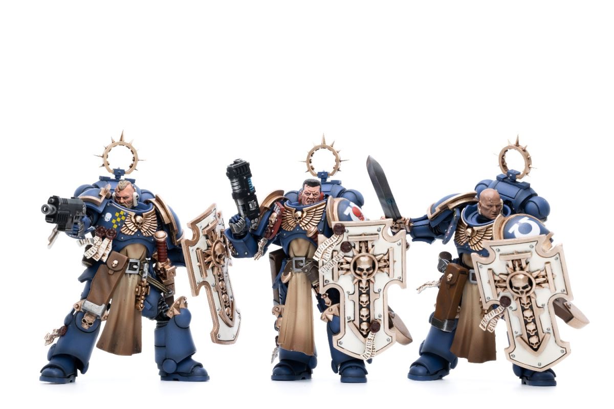 Space Marine - Ultramarine Sword Guard Veteran/Sergeant Prosimo Brothers 1/18