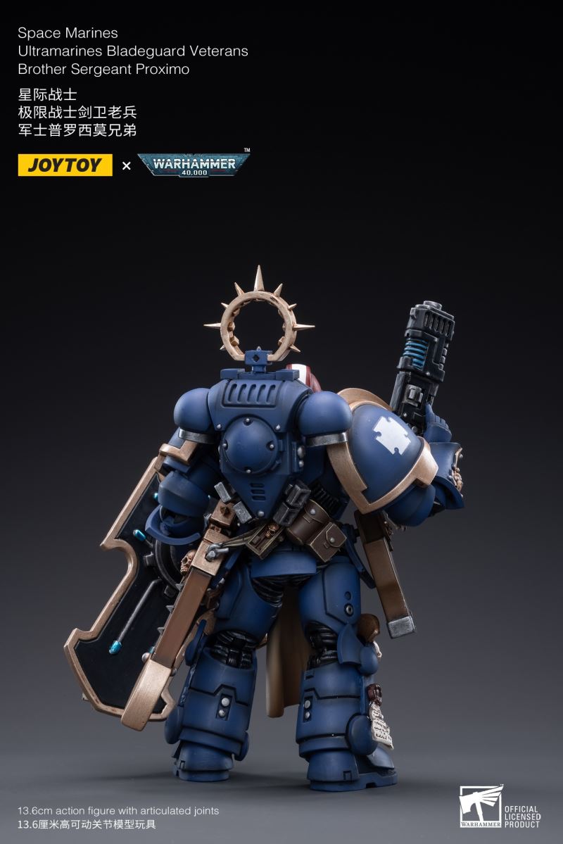Space Marine - Ultramarine Sword Guard Veteran/Sergeant Prosimo Brothers 1/18